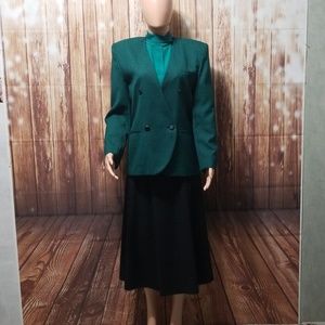 3pc Dress Shirt, Skirt, and Coat Size 10